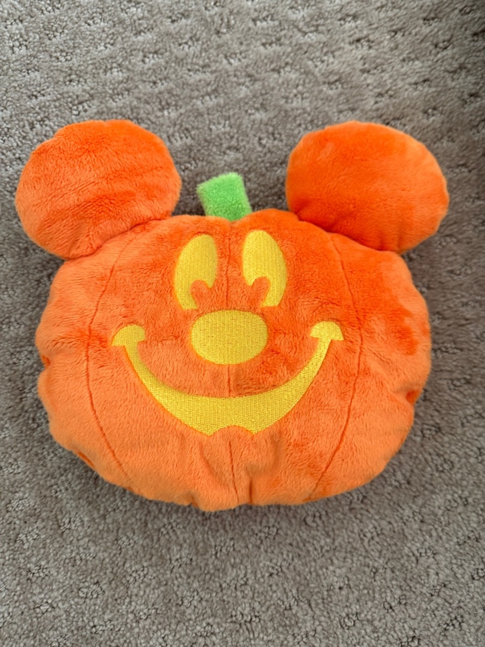 Plush Mickey Pumpkin Crossbody Bag with no strap- Disney Halloween